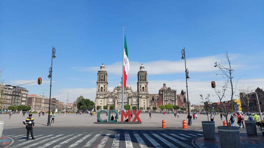 Ciudad de Mexico, le Zocalo
