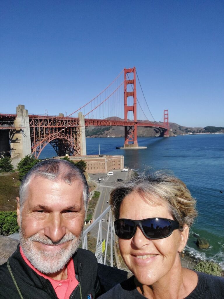 Selfie incontournable devant le Golden Gate Bridge