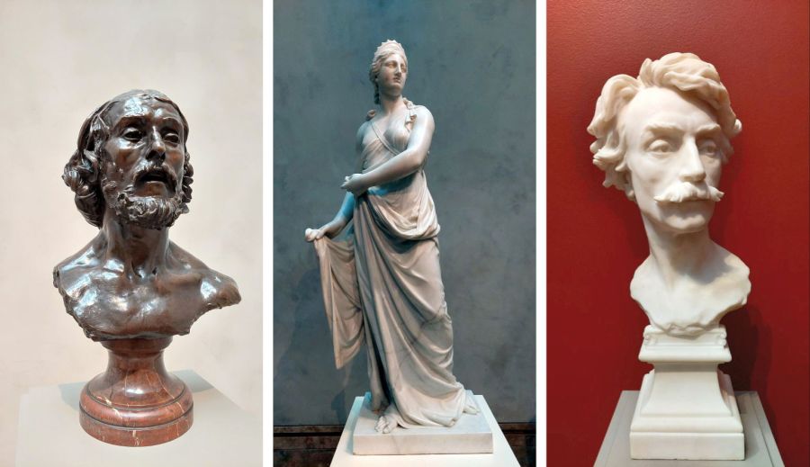 Sculptures de Rodin Nollekens et Carpeaux