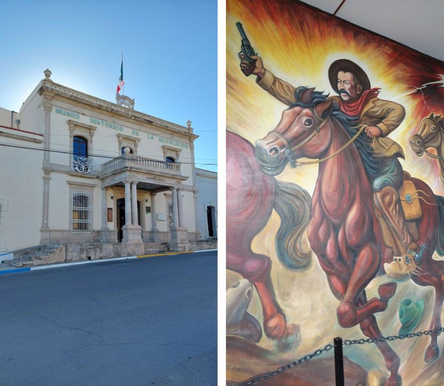 Au Musee de la Revolution ancienne maison de Pancho Villa