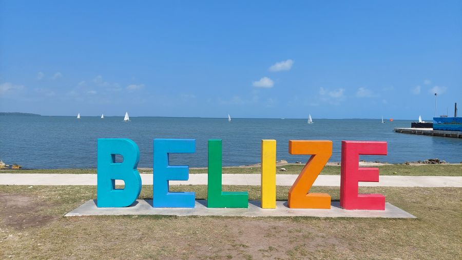 Arrivee au Belize