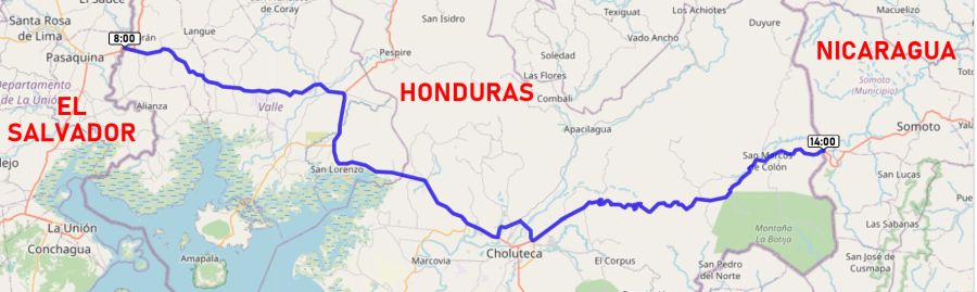 Honduras traversee