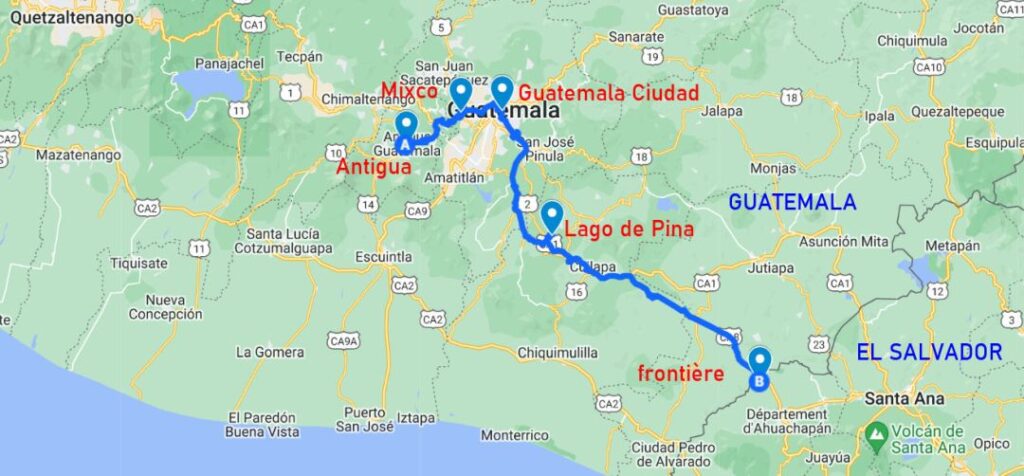 P Parcours Guatemala