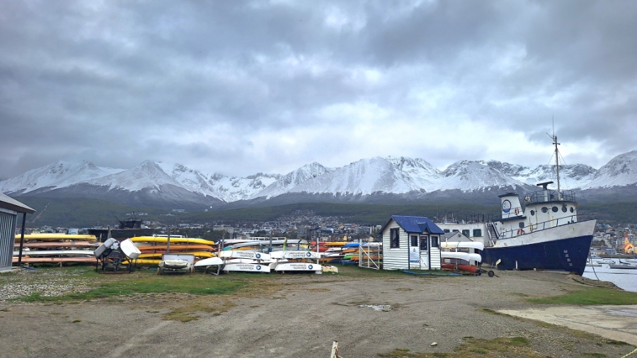 Spot nocturne près du Club Nautique d'Ushuaïa