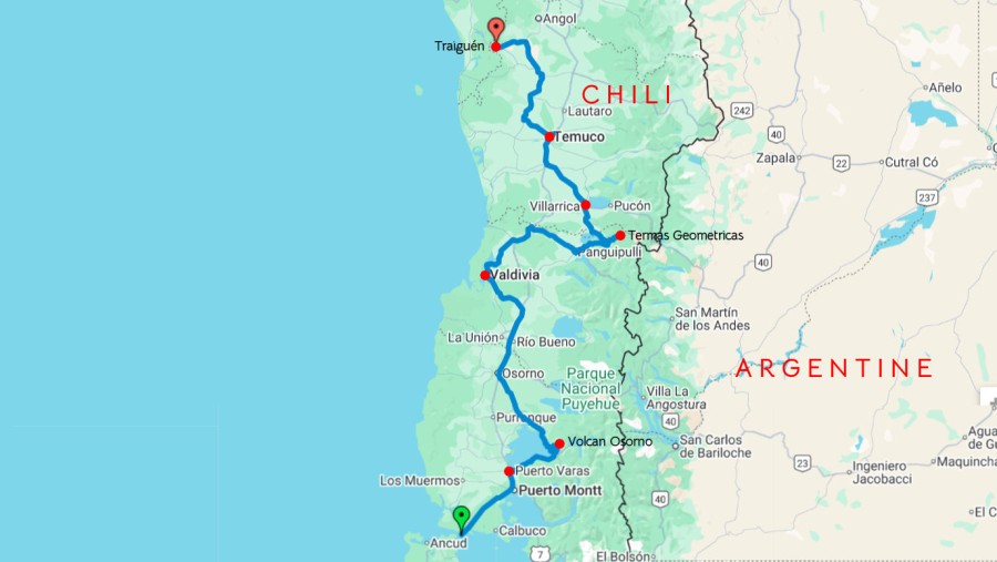 Chaud devant
Le parcours correspondant à cet article