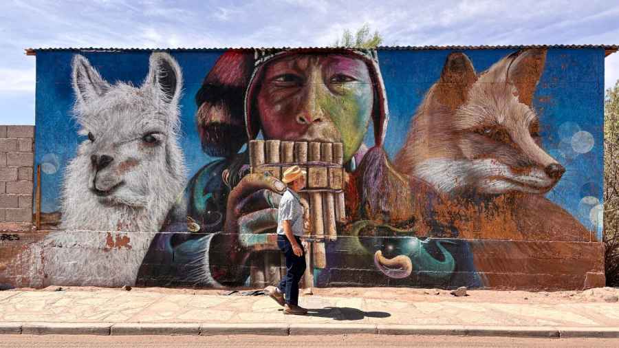 Mural à San Pedro de Atacama