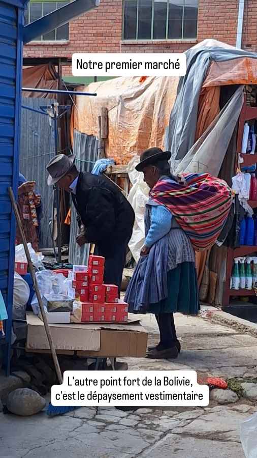 marché en Bolivie