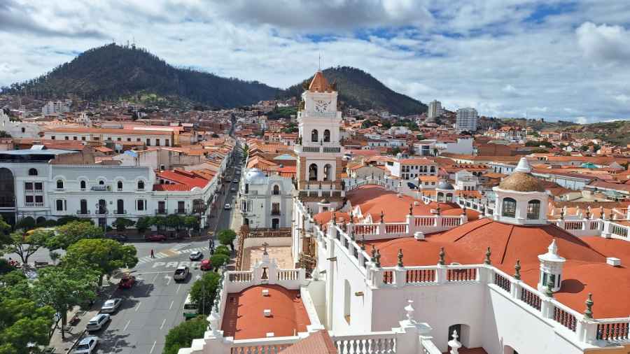 La ville de Sucre en Bolivie