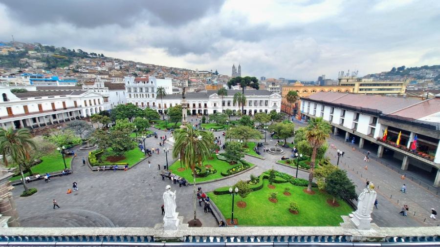 Quito, la place centrale