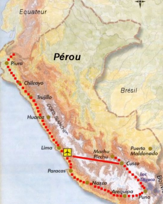 Notre parcours au Pérou en 2003