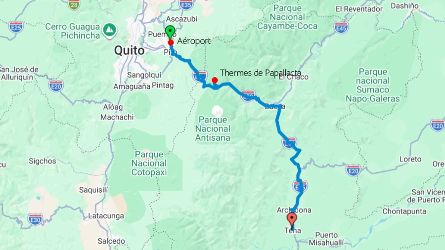 Parcours Approche de l'Amazonie