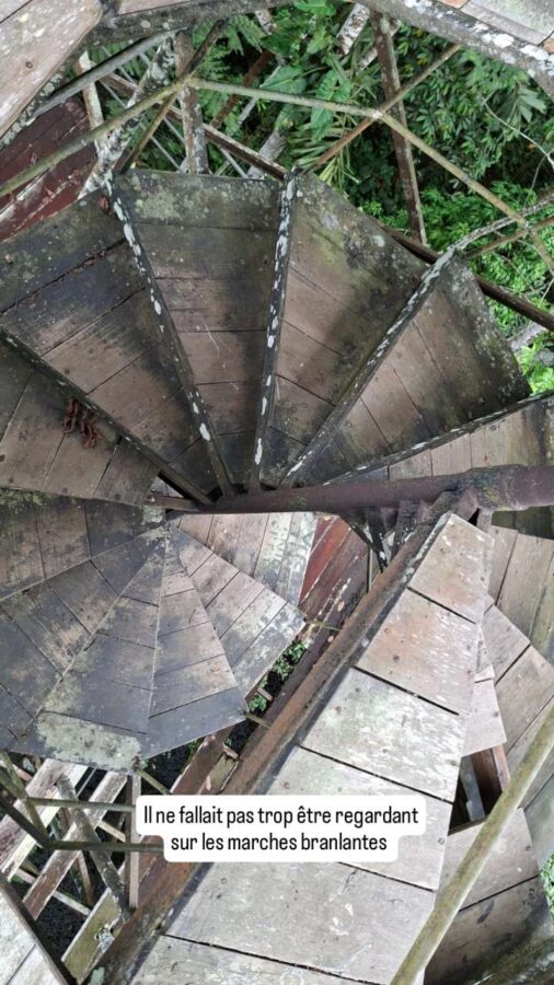 escalier de la tour d'observation