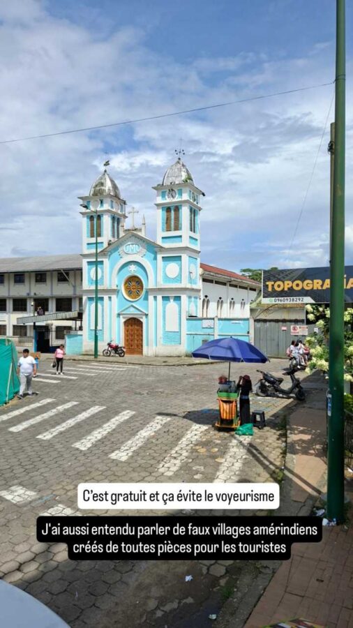 L'église catholique de Tena, Equateur