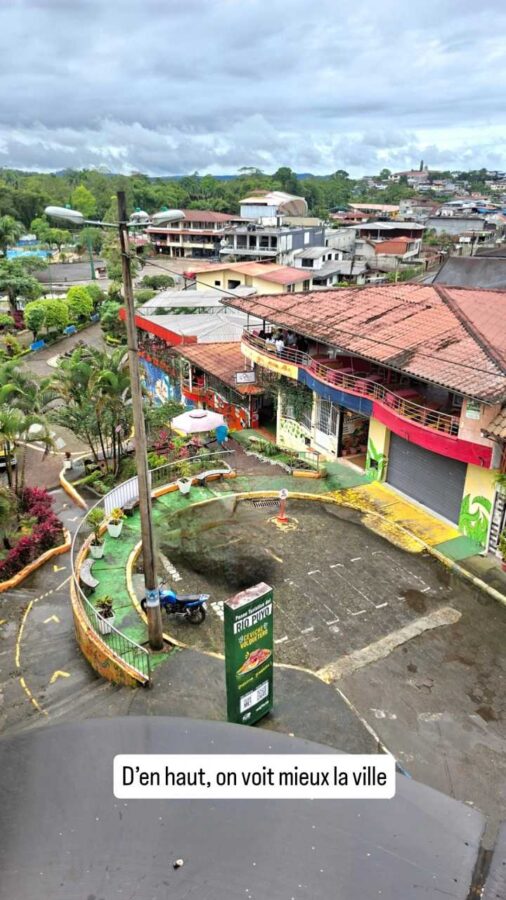 Puyo, Équateur : vue du haut du mirador