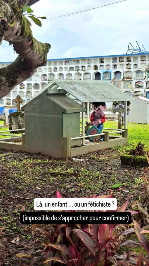 cimetière de Puyo : tombe d'enfant