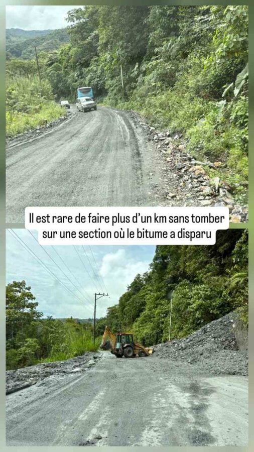 terre sur la route près de Loja, Équateur