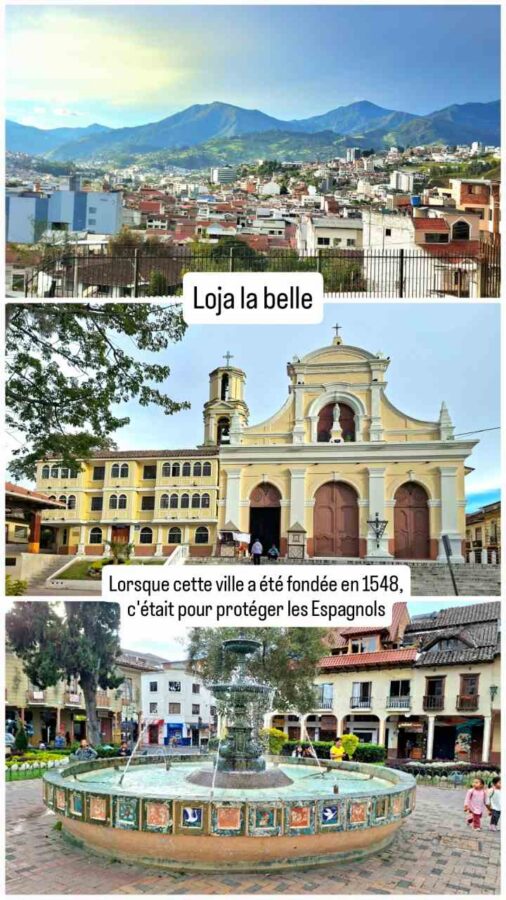 Loja, Équateur : architecture coloniale