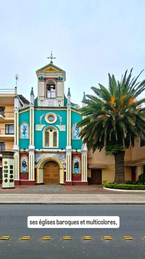 Loja, Équateur : architecture coloniale, église