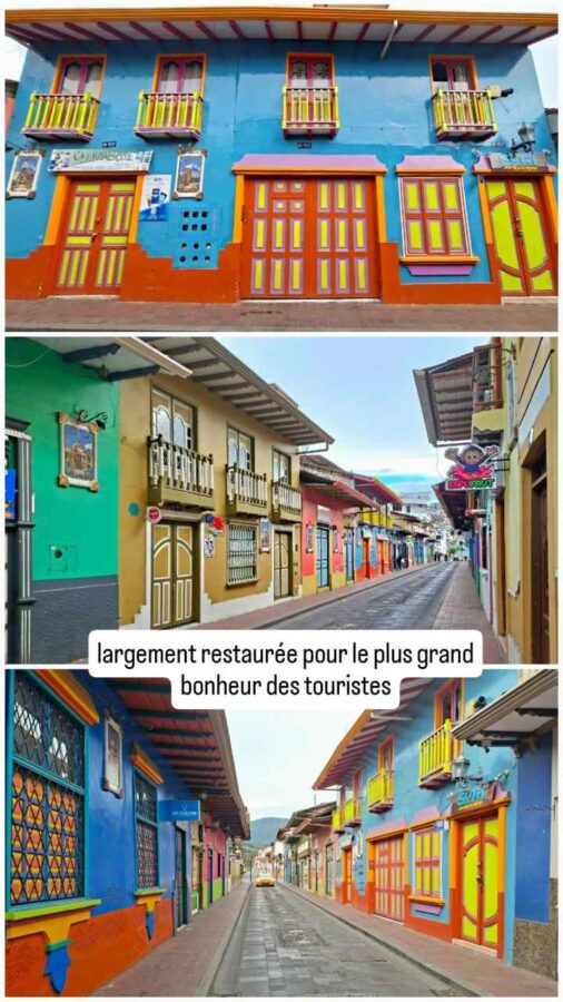 Loja, Équateur : la rue Lourdes