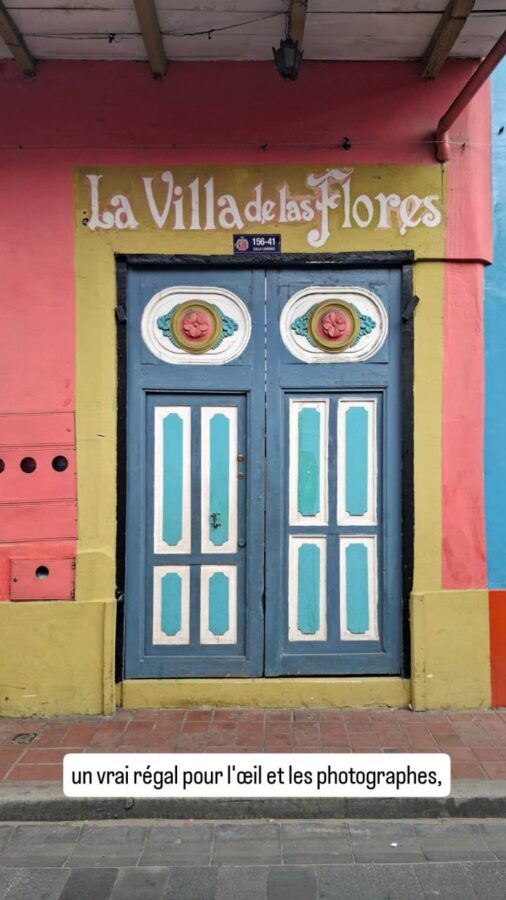 Loja, Équateur : la rue Lourdes, une boutique fermée