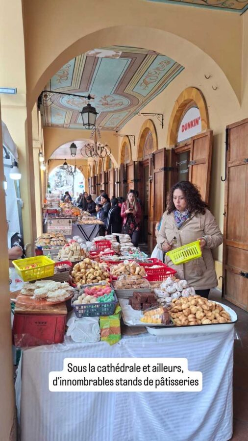 étals de pâtisseries à Cuenca Équateur