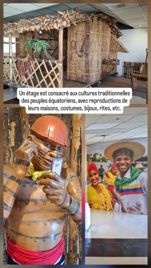 section ethnographique au musée Pumapongo de Cuenca Équateur