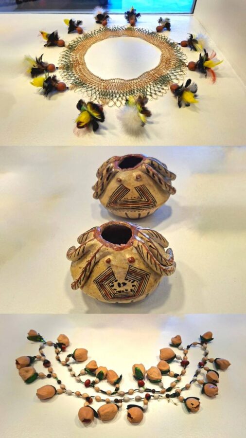 bijoux ethniques au musée Pumapongo de Cuenca Équateur