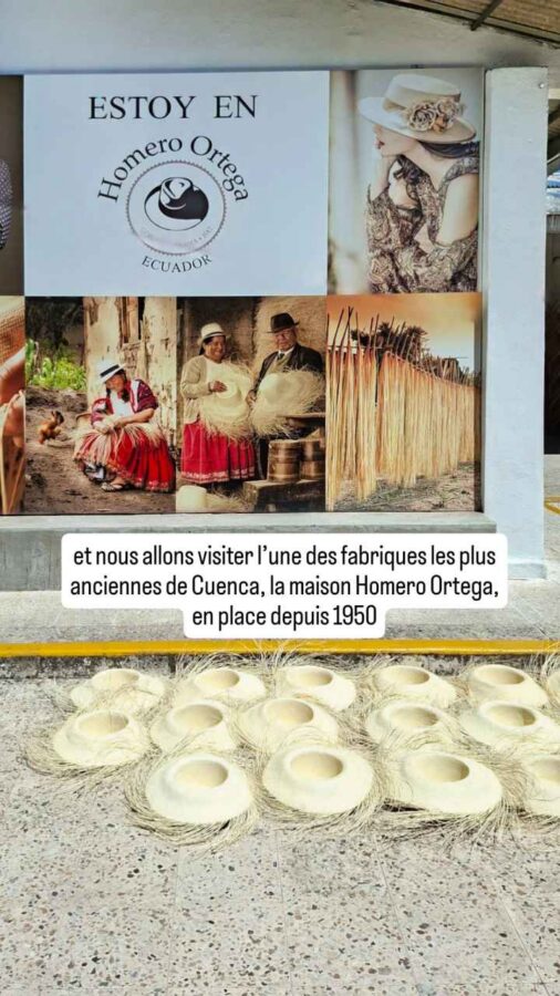 Cuenca, Équateur : fabrique des chapeaux Panamas