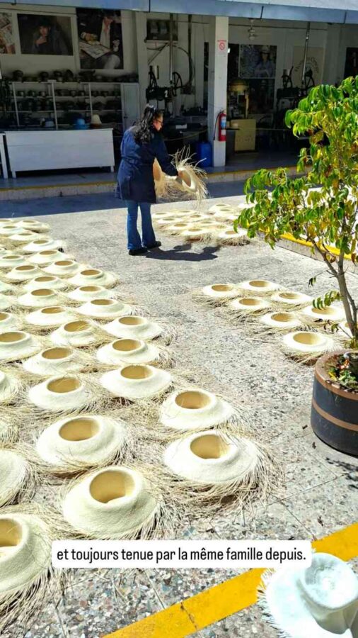 Cuenca, Équateur : fabrique des chapeaux Panamas
