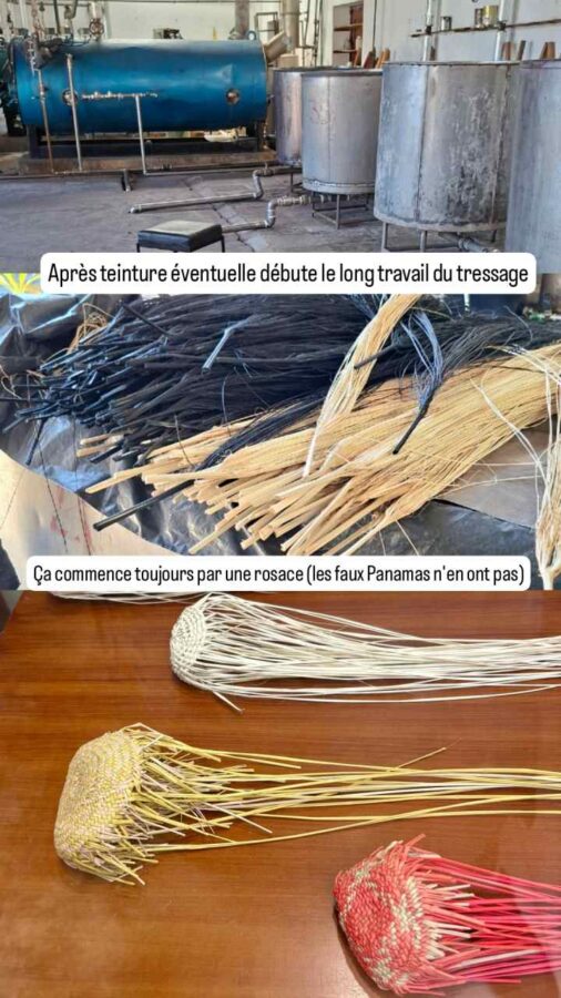Cuenca, Équateur : fabrique des chapeaux Panamas