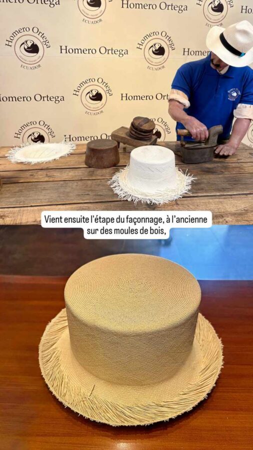 Cuenca, Équateur : fabrique des chapeaux Panamas