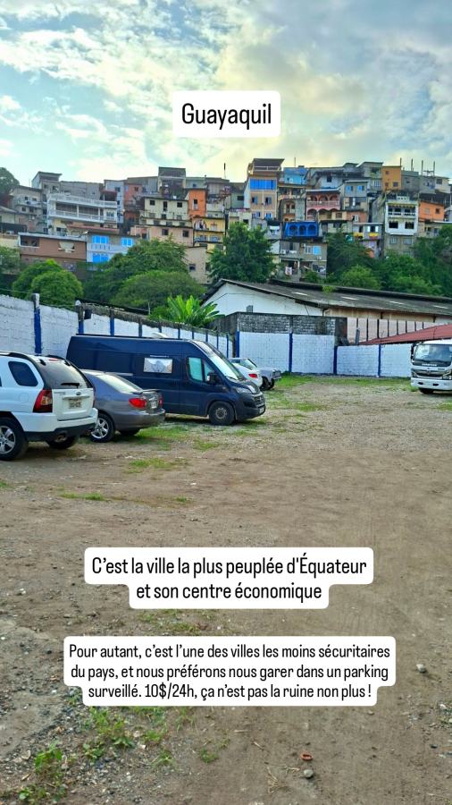 Cuenca, Équateur : notre parking sécurisé