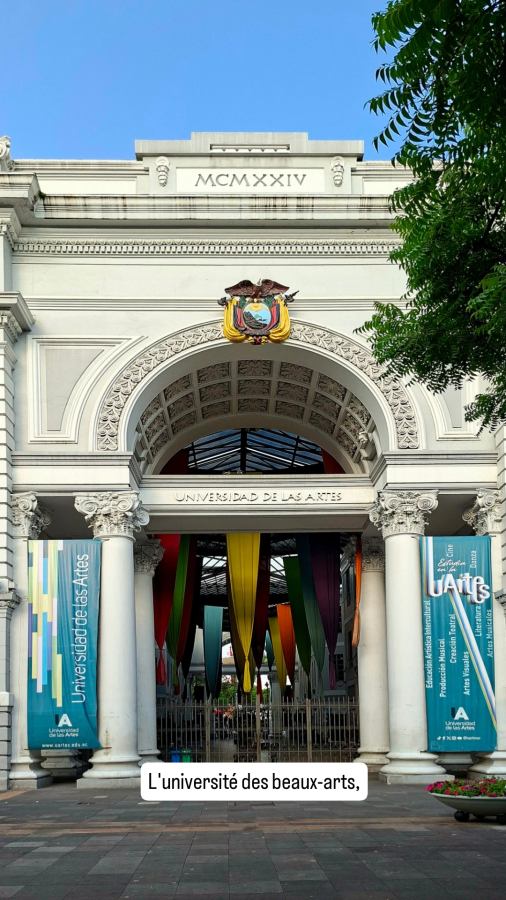 Cuenca, Équateur : université des beaux arts