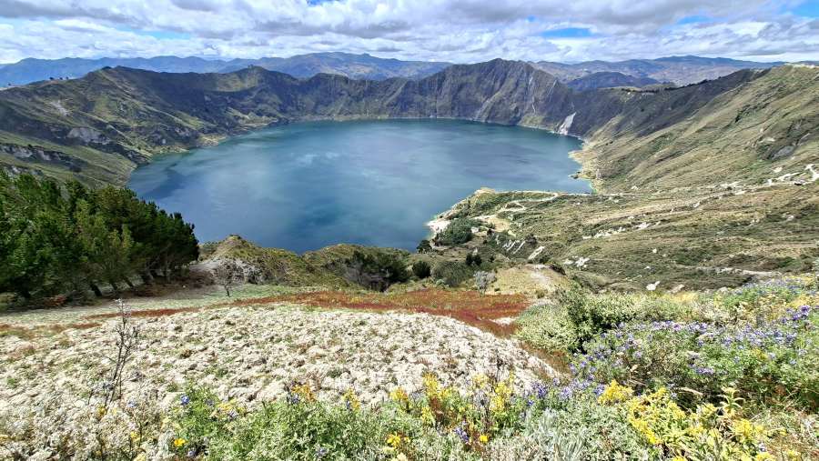 lagune du quilotoa, équateur