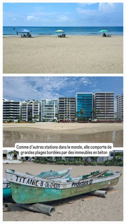 Salinas, Équateur : le front de mer