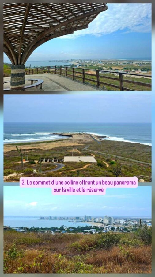 Salinas, Équateur : panorama sur la réserve naturelle