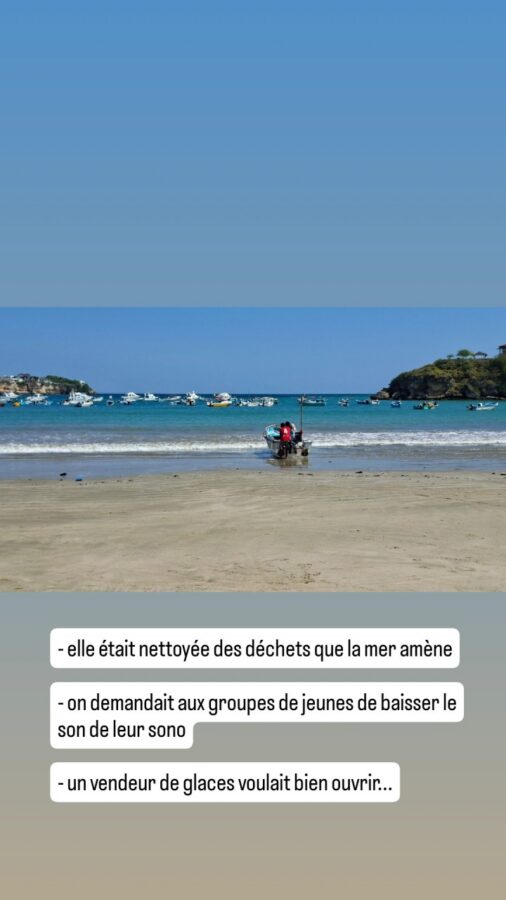 Ayangue, Équateur : la plage
