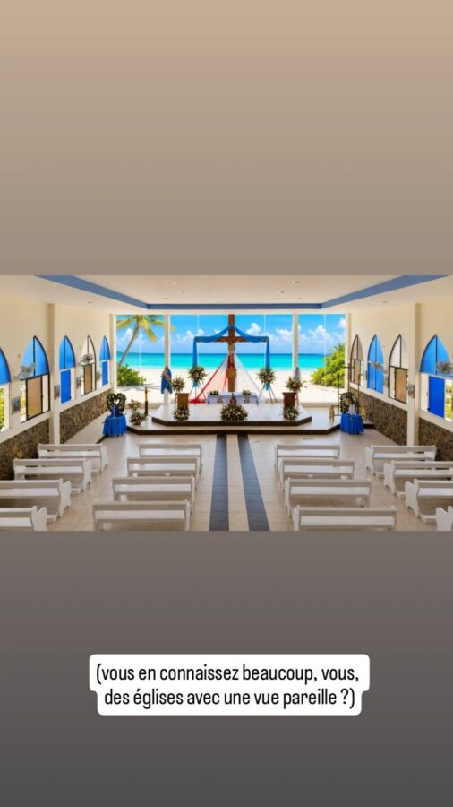 La Entrada, Équateur, église avec vue