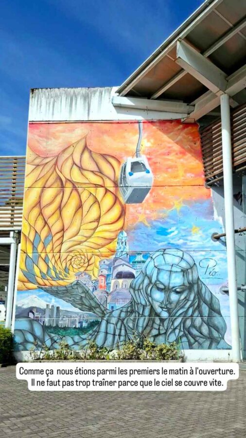 Quito, Équateur : le téléphérique