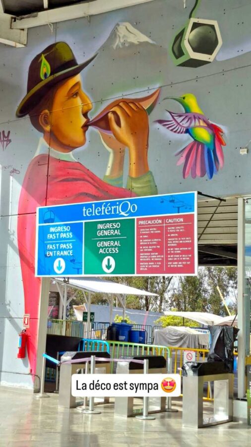 Quito, Équateur : le téléphérique