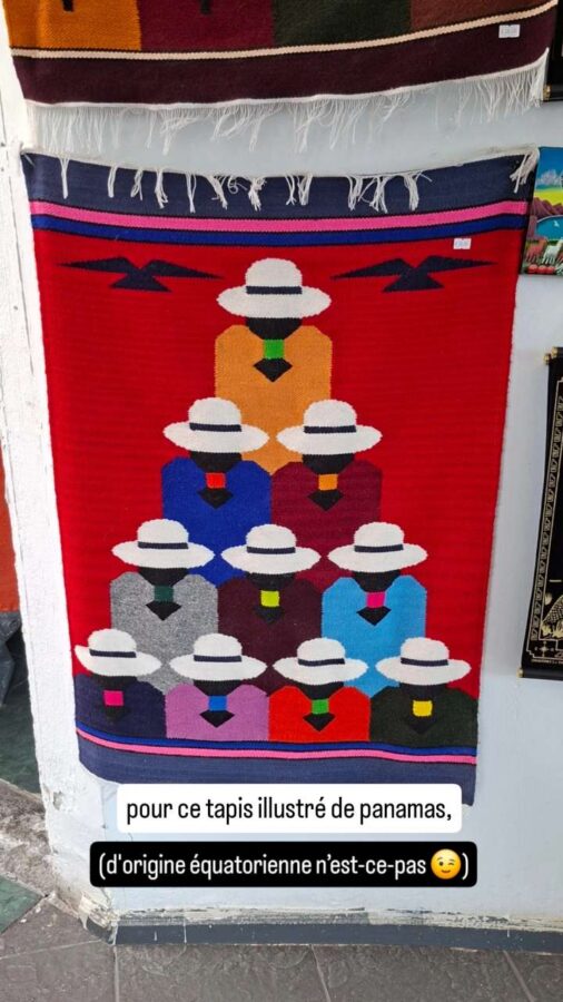 Quito, Équateur : boutique en bas du téléphérique