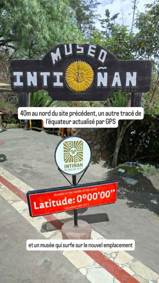 Museo Intiñan, Quito, Équateur : l'entrée