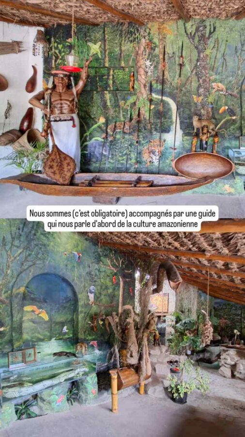 Museo Intiñan, Quito, Équateur : la section culture amazonienne