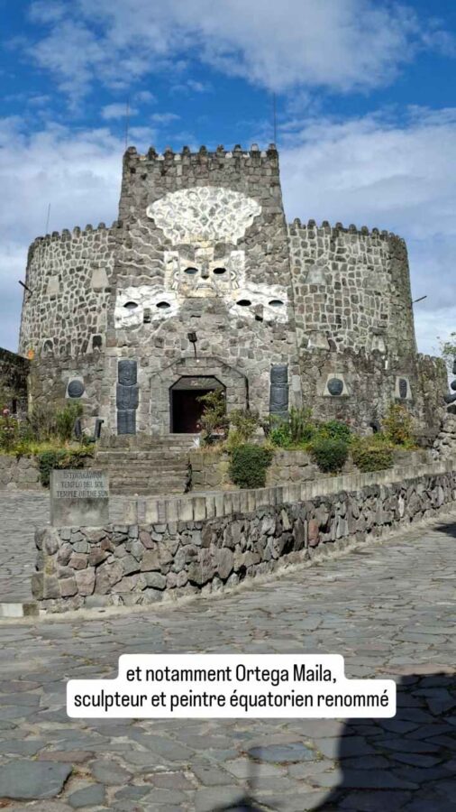 Museo Templo del Sol, Quito, Équateur : le bâtiment principal