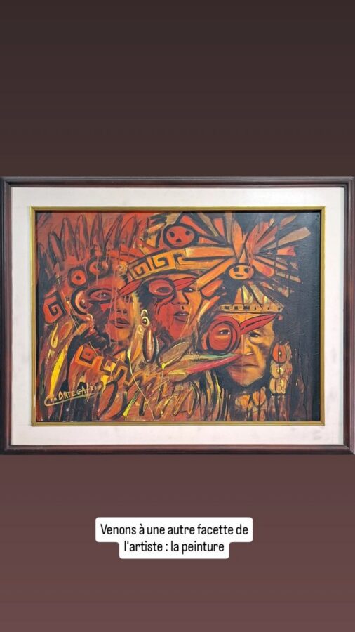Museo Templo del Sol, Quito, Équateur : peinture d'Ortega Maila