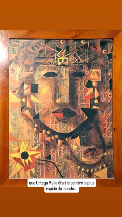 Museo Templo del Sol, Quito, Équateur : peinture d'Ortega Maila