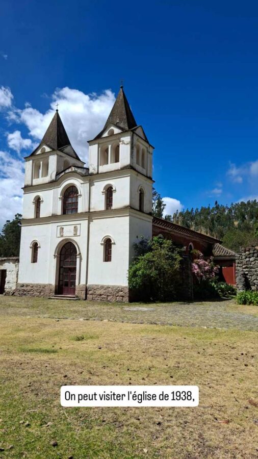 Hacienda Guachalá, Cayambe, Équateur : église de 1938