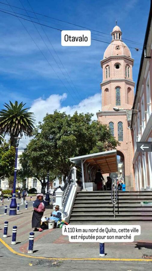 Otavalo, Équateur : l'église 
