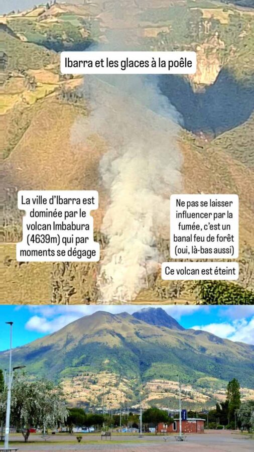 Ibarra, Équateur : le volcan Imbabura