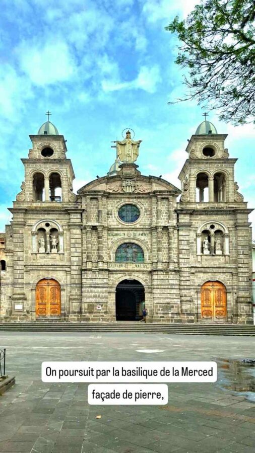 Ibarra, Équateur : la basilique de la Merced